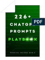 226 ChatGPT Prompts A-Z ChatGPT Prompt Engineering BootCamp