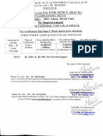 No Improvement: Form Fll-Up (BACK)