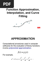 Function Approximation, Interpolation, and Curve Fitting