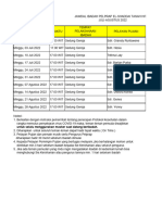 Jadwal Ibadah Pelprap Juli-Agust 2021