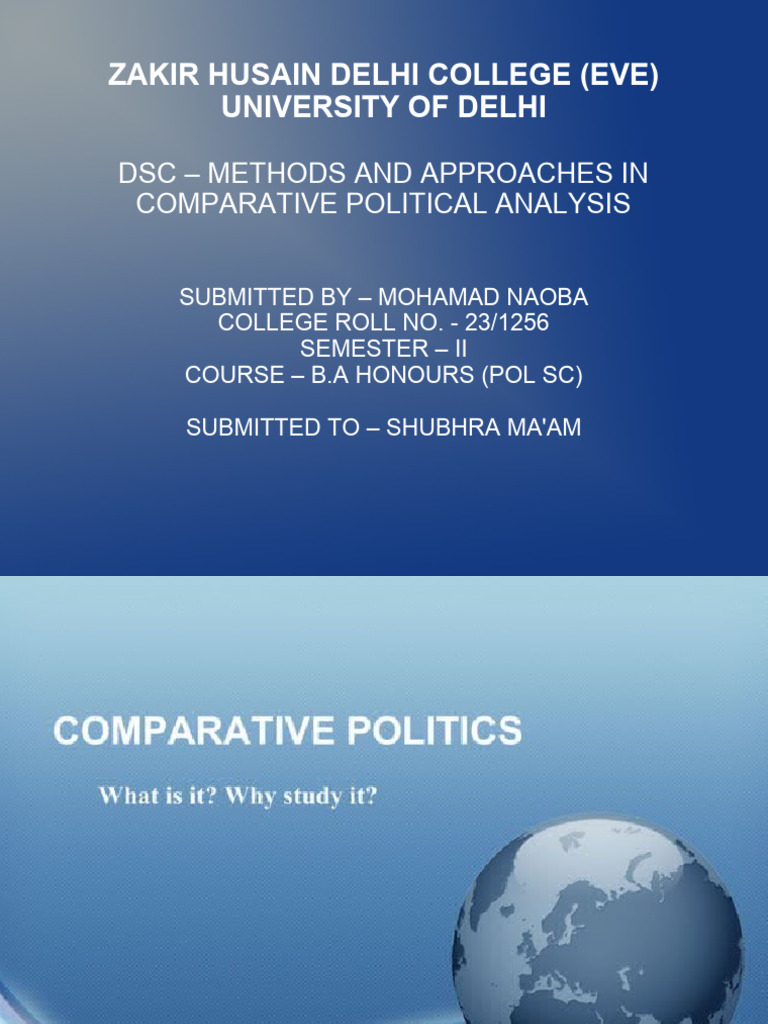 Comparative Political Analysis Methods | PDF