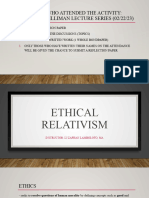 Ethical Relativism