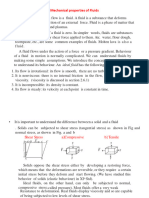 Mechanical Properties of Fluids