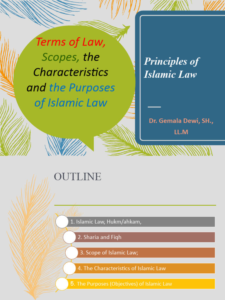 Principles of Islamic Law Overview | PDF | Sharia | Islamic Fundamentalism