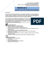 MODULE 2-Accounting Equation and Double Entry System