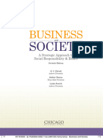 NEW Business and Society A Strategic Approach To Social Responsibility