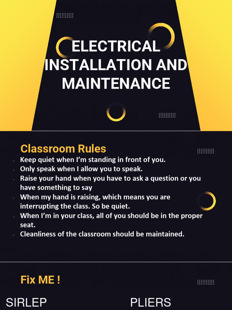 Electrical Tools and Materials Overview | PDF | Electrical Connector ...