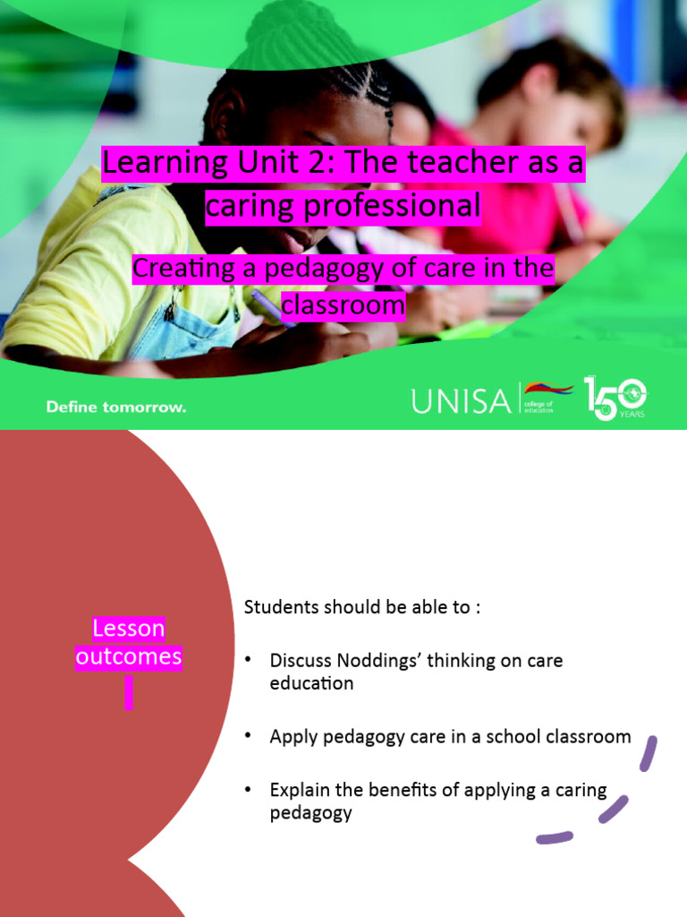 Pedagogy of Care in Education | PDF | Learning | Pedagogy