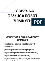 26 Geodezyjna Obsługa Robót Ziemnych