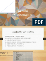 General Mathematics (Grade 11) Notes 1.0