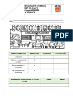 Examen 4º Segundo Trimestre