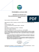 Attestation - de Verification FDES - 7 - 426-2020 - 201012