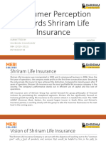 Consumer Perception Towards Sriram Life Insurance