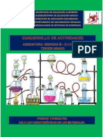 CUADERNILLO Ciencias 3° Química  1ER.TRIMESTRESecs. Técs. Gro. (1) (1)