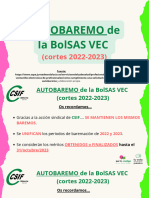 Autobaremo BolSAS VEC 2022-2023 CSIF