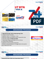 List Promo HUT BTN 74 Kartu Debit BTN Visa Dan Poin Spekta V2