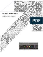 RUBIC MINI UNA OPERATING MANUAL