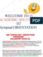 Sri Vidyalaya Rajam Pet Iit Foundation Ppt