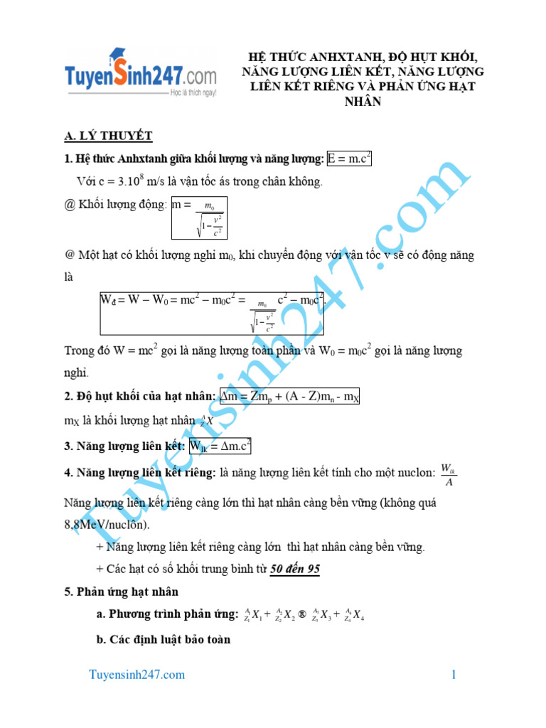 Cach Tinh Nang Luong Lien Ket