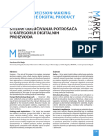 CONSUMER DECISIONMAKING STYLES IN THE DIGITAL PRODUCT CATEGORY - 2022 - University of Zagreb Faculty of Economics and Business Zagreb