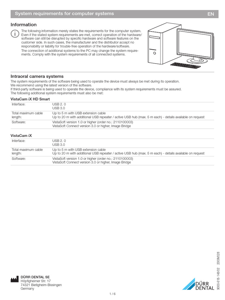 Computer System Requirements Overview | PDF | Ieee 802.11 | Usb