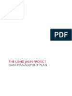 DATA MANAGEMENT PLAN_usaid