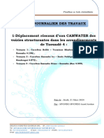 Rapport Journalier Des Travaux: Circonstances