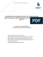 Cahier Des Charges Plans de Recolement