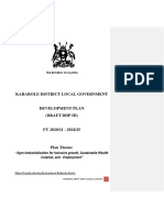 District Development Plan III 2020 2025 Adjusted Draft Kabarole