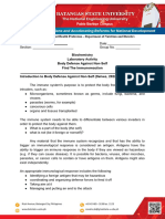 Carandang Lab #11.2 Body Defense Against Non-Self Answer Sheet