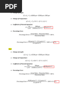 Calculations - Lab Experiment 3