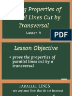 Properties of Parallel Lines Cut by Transversal