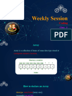 Weekly Session - Session - 3