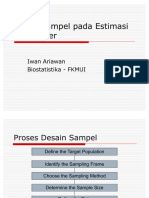 Besar Sampel Untuk Estimasi Parameter