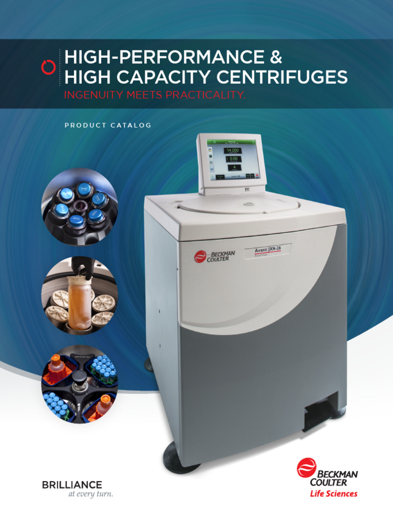 Elutriator Rotor Specifications Guide | PDF | Centrifuge | Ios