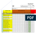 Electronic Grading Sheets English Grade 5 Golden Shower