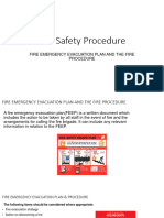 Fire Safety Procedure-FEEP