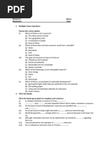 8th Cbse Resource Worksheet