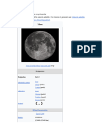 This Article Is About Earth's Natural Satellite. For Moons in General, See - For Other Uses, See