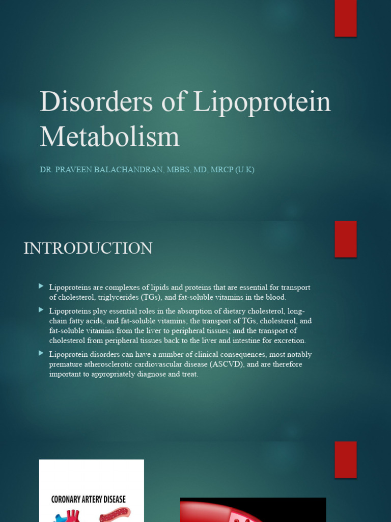 Presentation - Lipoprotein | PDF | Lipoprotein | High Density Lipoprotein