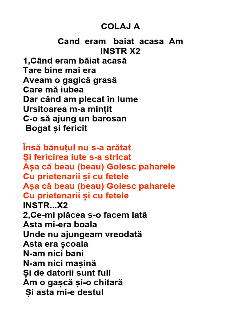 Colaj A | PDF