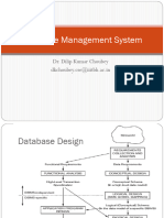 Database Management System: Dr. Dilip Kumar Choubey Dkchoubey - Cse@iiitbh - Ac.in