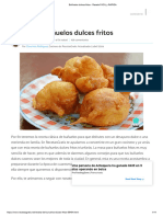 Buñuelos Dulces Fritos - Receta FÁCIL y RÁPIDA