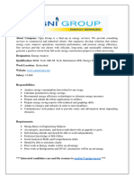 Energy Analyst - Ogni Group - 2