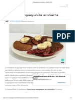 Panqueques de remolacha - Receta FÁCIL