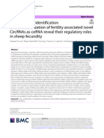 Genome Wide Identification and Characterization of Fertility Associated Novel CircRNAs As ceRNA Reveal Their Regulatory Roles in Sheep Fecundity