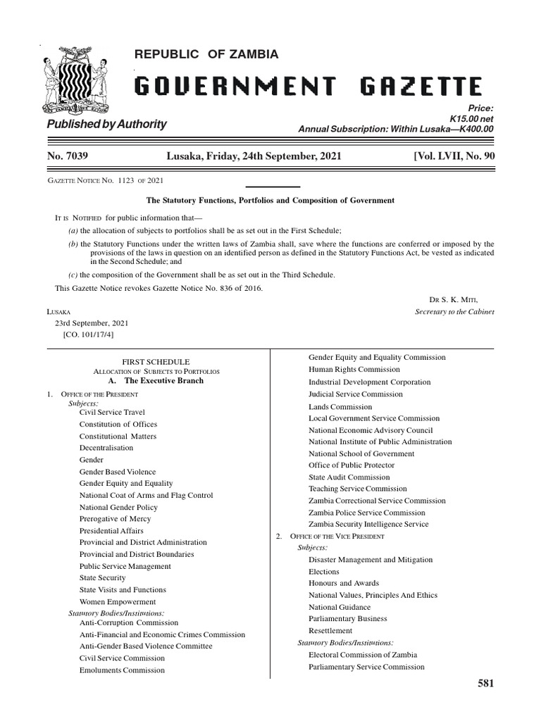 Government Functions and Portfolios 2021 | PDF | Vocational Education ...