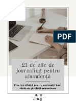 21 de Zile de Journaling Pentru Abundenta