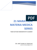 21 Marathon Materia Medica Ebook by Dr. Amit Gohel & Team Sha