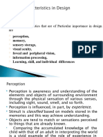 Human Charactristics in Design